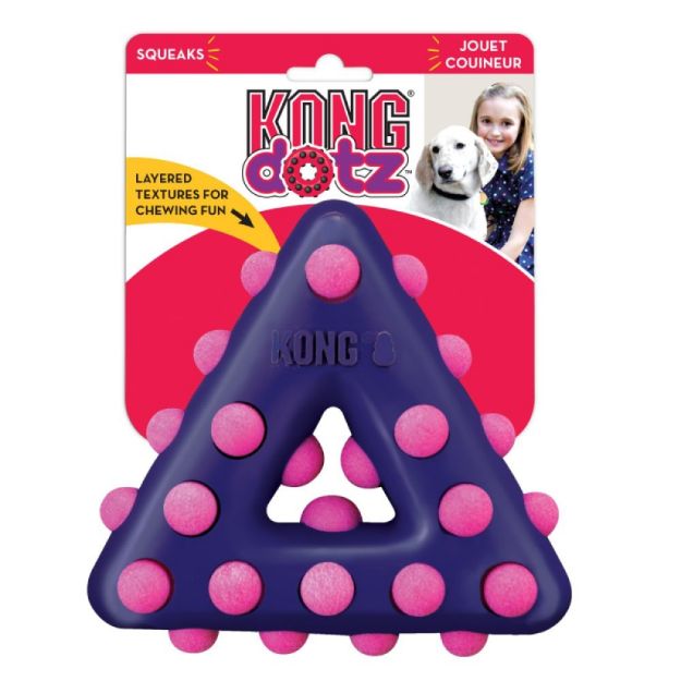 Picture of Kong Köpek Oyuncağı Dotz Üçgen, S 10cm