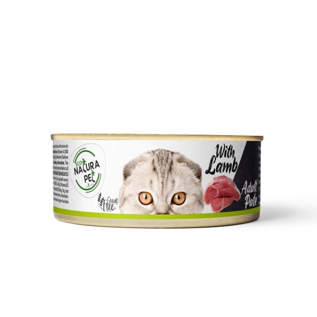 Picture of Eco Natura Pet Kuzu Etli Yetişkin Kedi Konservesi Püre 80 Gr