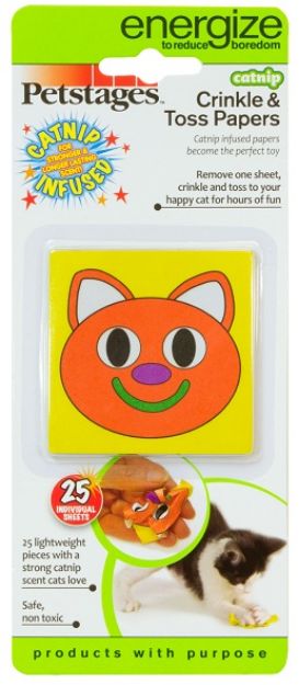 Picture of Petstages Crinkle & Toss Catnip Kokulu Kağıt Kedi Oyuncağı