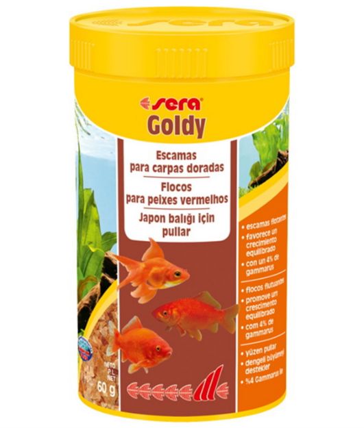Picture of Sera Goldy Japon ve Soğuksu Balıkları için Pul Yem 250 ml