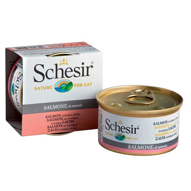 Picture of Schesir Naturel Brine Doğal Somonlu Kedi Konservesi 85 gr