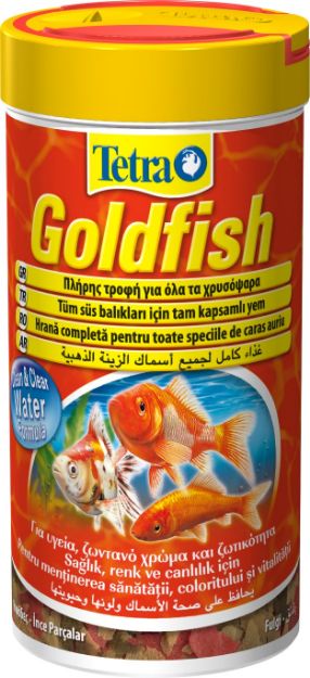 Picture of Tetra Goldfish Japon Balıkları için Pul Yem 250 ml