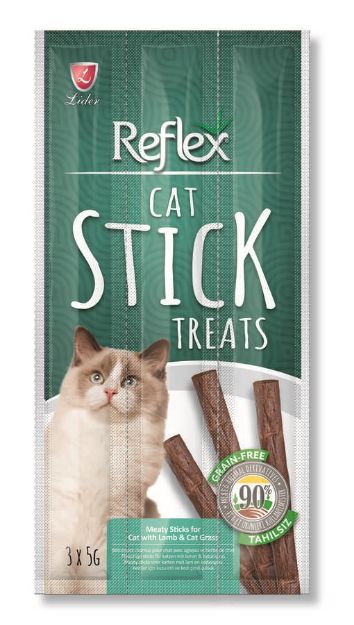 Picture of Reflex Stick Kuzu Etli Kedi Ödül Çubukları 15 Gr