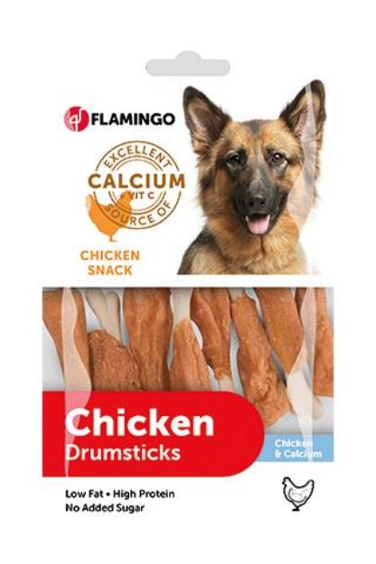 Picture of Flamingo Chick n Kalsiyumlu Et Sargılı Kemik Köpek Ödülü 85 gr