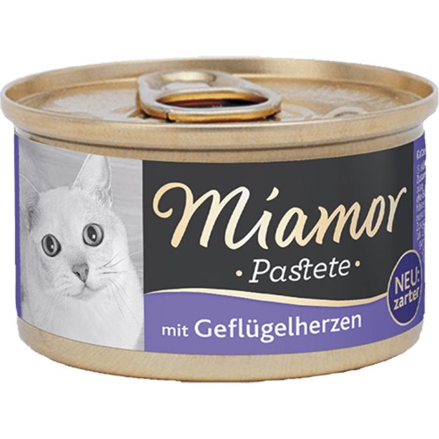 Picture of Miamor Pastete Yürekli Yetişkin Kedi Konservesi 85 Gr