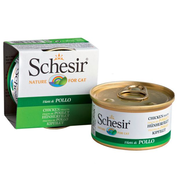 Picture of Schesir Jel Tavuk Fileto Kedi Konservesi 85 gr