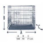 Picture of Trixie Galvaniz Köpek Taşıma Kafesi 109 cm x 79 cm  x 71 cm