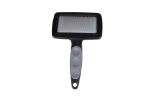 Picture of Zampa Slikon Top Başlıklı Kedi ve Köpek Fırçası XLarge 18.5 x 12 Cm Gri