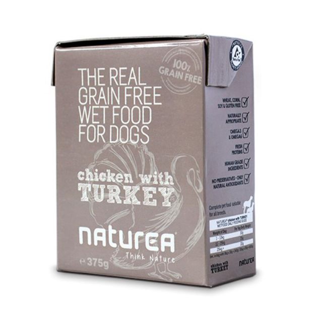 Picture of Naturea Tahılsız Tavuk ve Hindili Köpek Konserve 375 gr
