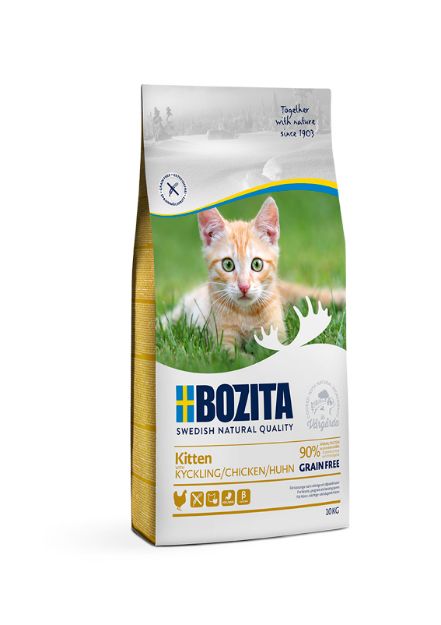 Picture of Bozita Kedi Yavru Tavuk Tahılsız 10 kg