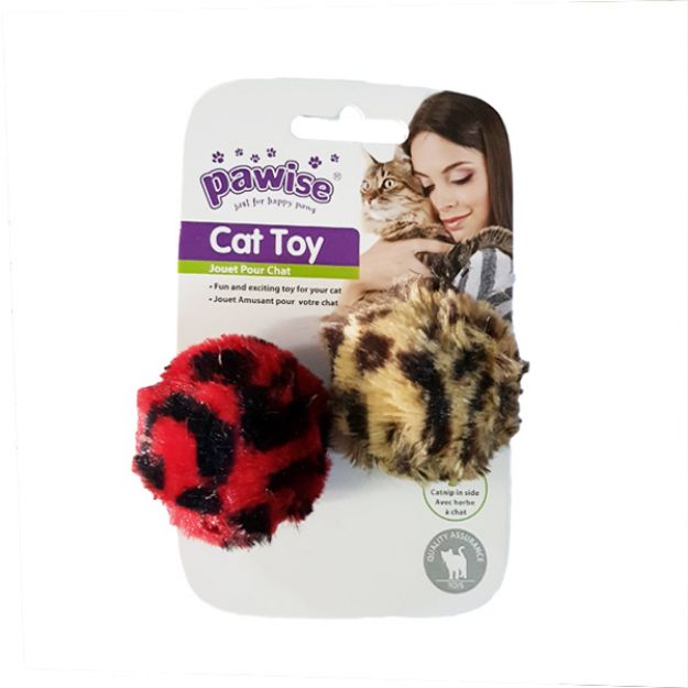 Picture of Pawise Leopar Catnip Top 2 Adet