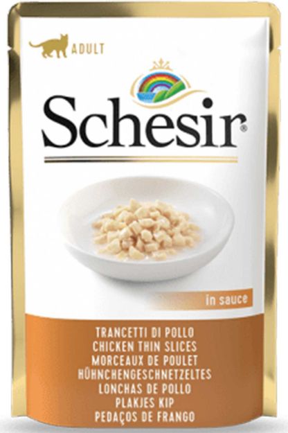 Picture of Schesir Kıyılmış Tavuk Etli Kedi Pouch Konserve 85 gr