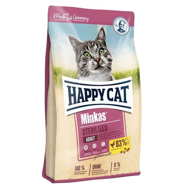 Picture of Happy Cat Minkas Sterilised Kısırlaştırılmış Kedi Maması 10 Kg