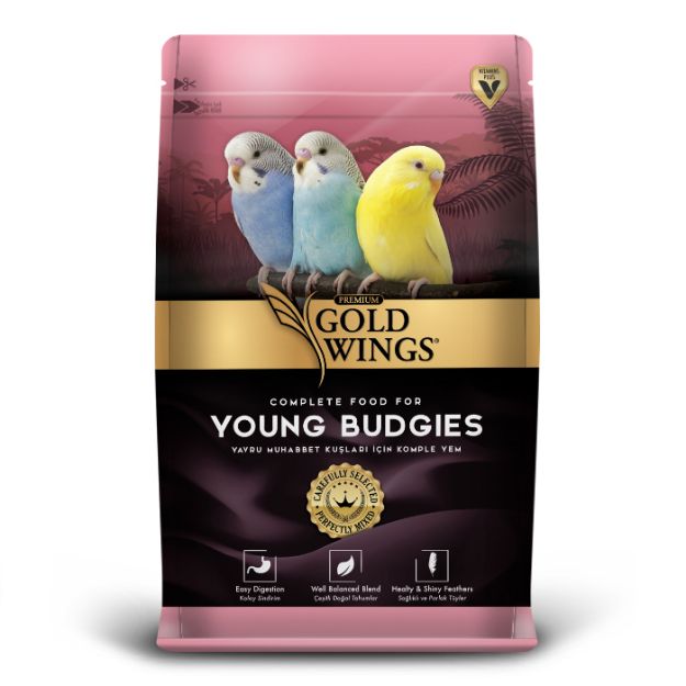 Picture of Gold Wings Premium Yavru Muhabbet Kuşu Yemi 1 kg