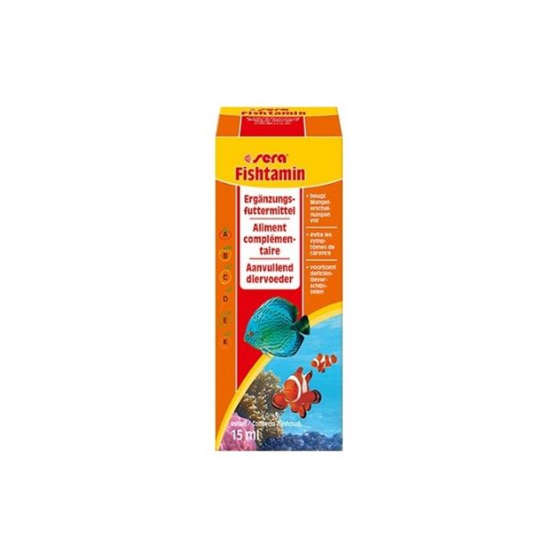 Picture of Sera Fishtamin Balık Vitamini 15 ml