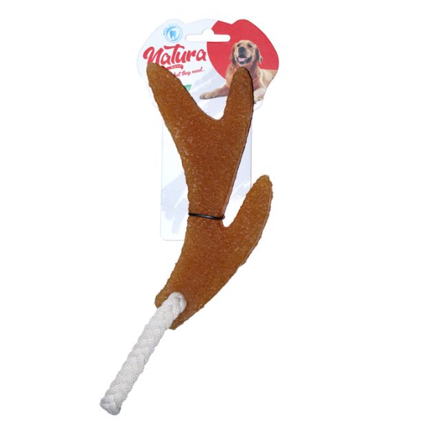 Picture of Natura Doğal Kauçuk Boynuz Köpek Çiğneme Oyuncağı Pth-065