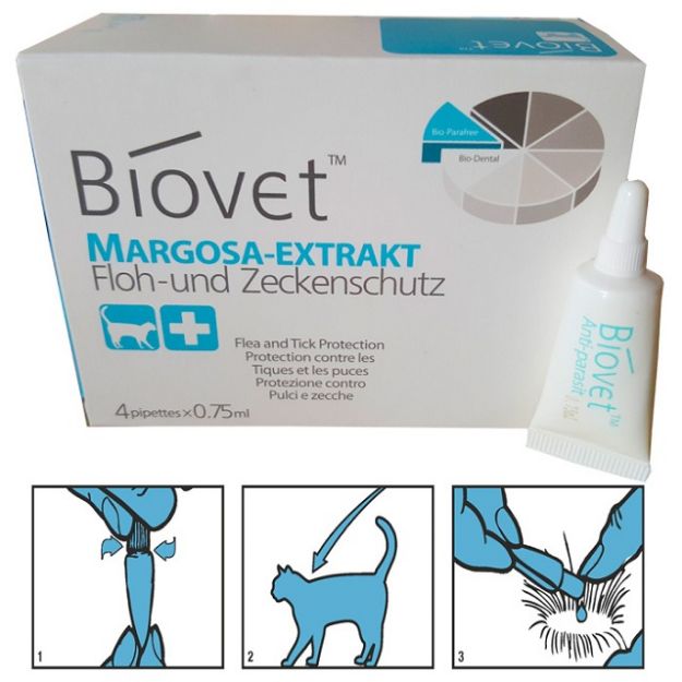 Picture of Biovet Bitkisel Kedi Pire Kene Damlası 4 lü