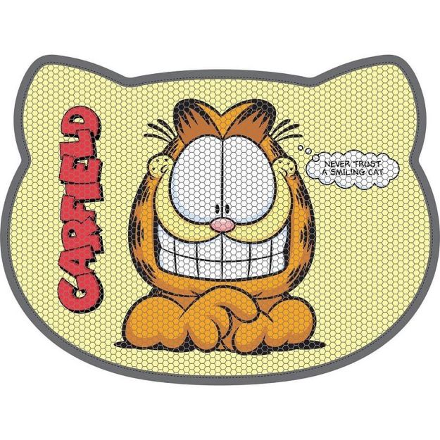 Picture of Garfield Kedi Kumu Paspası Kedi Kafası Never Trust A Smiling Cat
