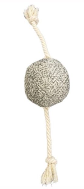Picture of Pet Comfort İpli Top Köpek Oyuncağı Ø10cm, A.Gri 40cm	