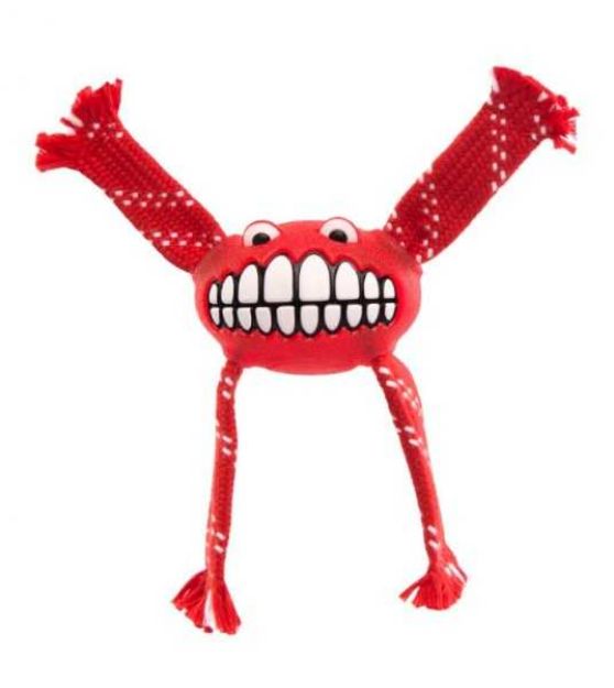 Picture of Rogz Flossy Grinz Sesli Köpek Oyuncak 19 cm Kırmızı