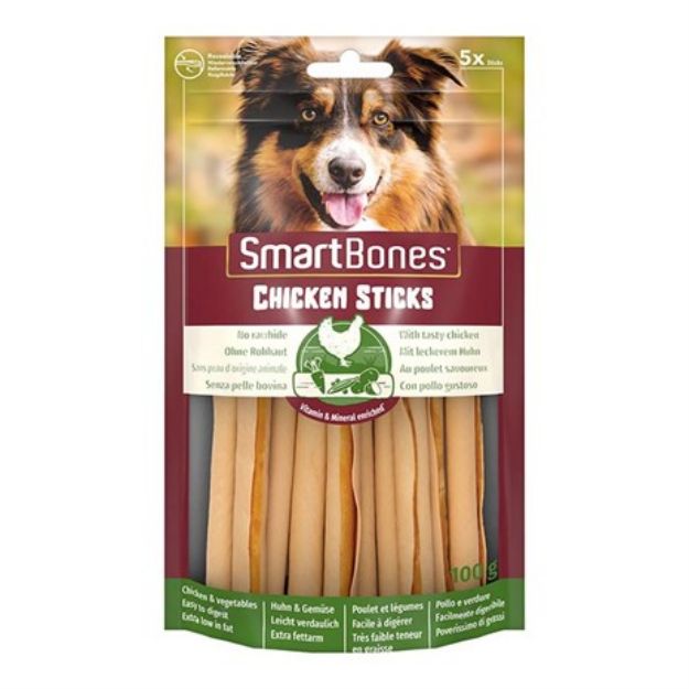 Picture of SmartBones Tavuklu Stick Köpek Ödülü 5'li 100 Gr