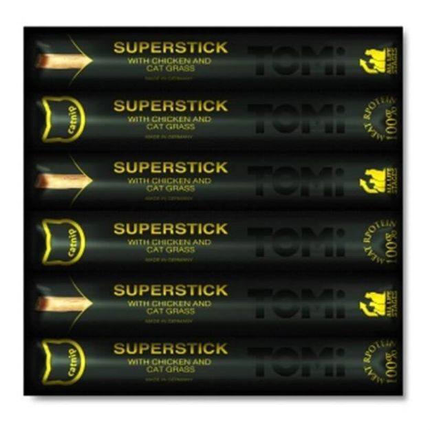 Picture of Tomi Tavuklu Ve Kedi Çimli Stick Kedi Ödülü 6x5gr