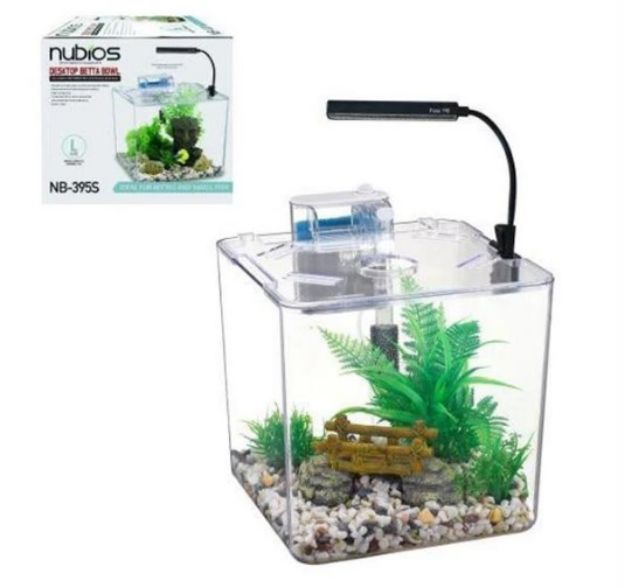 Picture of Nubios Masaüstü Akvaryum Seti 13,5 L Küp