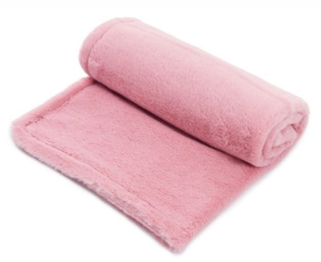 Picture of Pet Comfort Lodix Toz Pembe Kedi ve Köpek Battaniyesi S 70x50cm	
