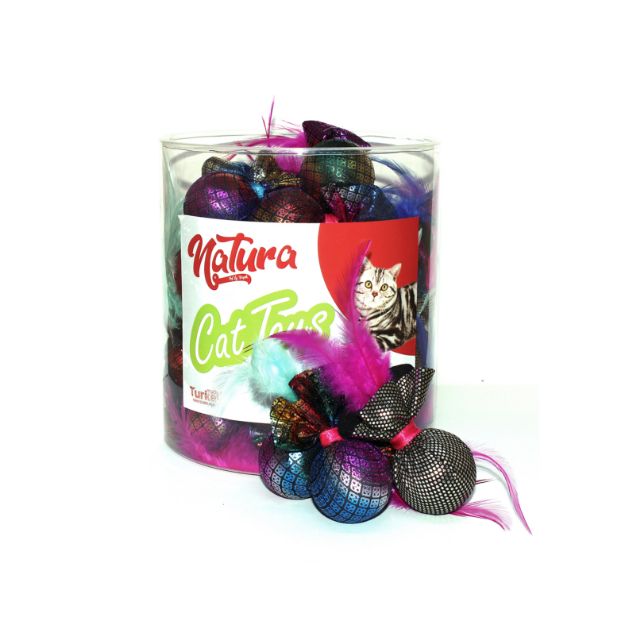 Picture of Işıltılı Kumaş Kedi Oyuncak Ptc-071