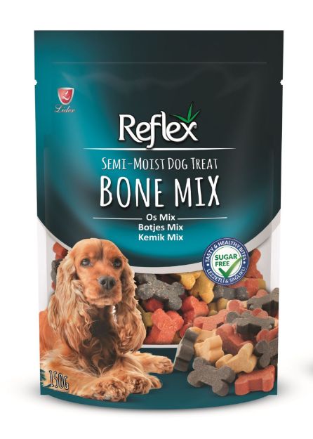 Picture of Reflex Semi-Moist Yumuşak Kemik Mix Köpek Ödülü 150 gr