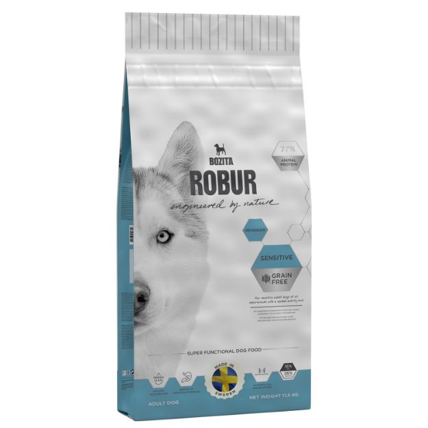 Picture of Robur Sensitive Tahılsız Geyik Etli Köpek Maması 11,5 kg