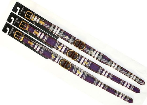 Picture of Pet Ningbo Ekose Desenli Taşli Boyun Tasmasi 25 Mm X 50 Cm PNB-01-0020