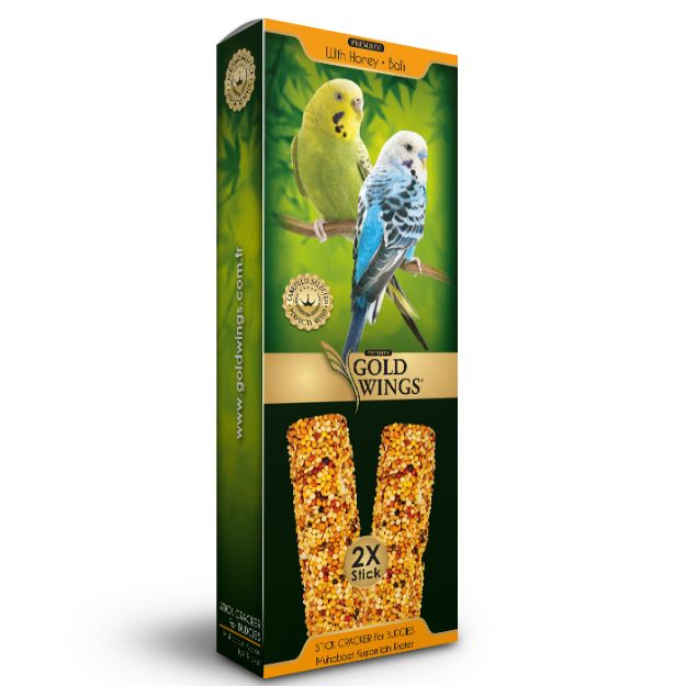 Picture of Gold Wings Premium Ballı Muhabbet Krakeri 2 li