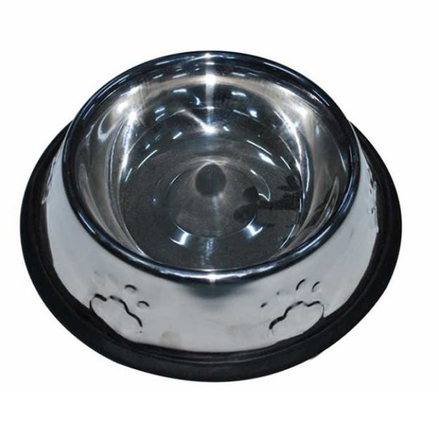 Picture of Kabartma Desenli Çelik Mama-Su Kabı 8 oz