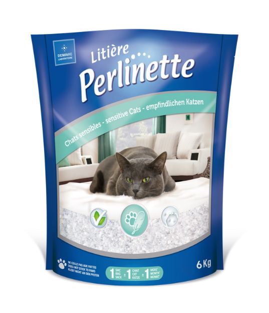 Picture of Perlinette Yetişkin ve Hassas Kediler İçin Kristal Kum 6kg