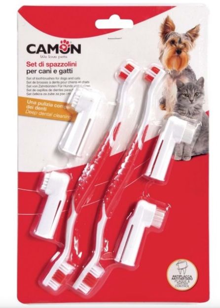 Picture of Camon Köpekler için diş fırçası seti