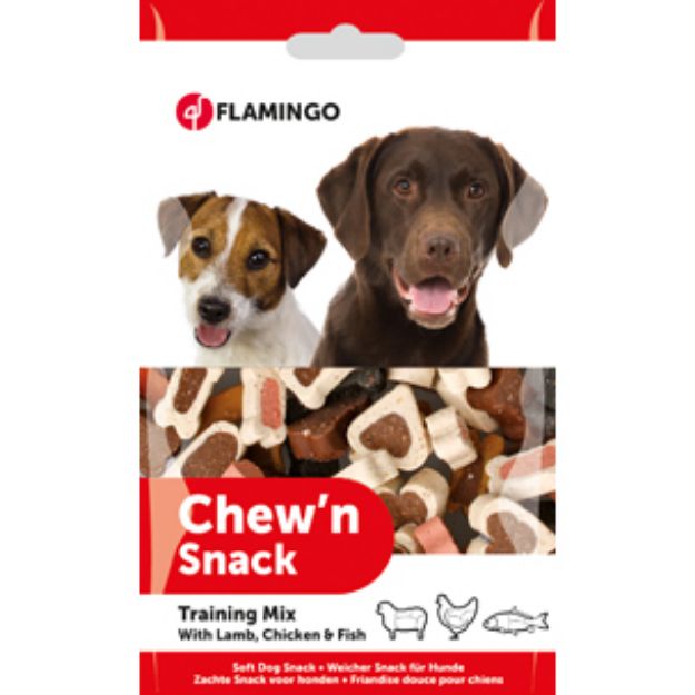 Picture of Flamingo ChewN Snack Training Mix Yumuşak Kemik Köpek Ödülü 150 Gr