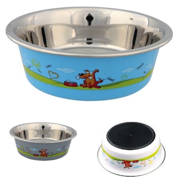 Picture of Trixie Paslanmaz Çelik Köpek Mama ve Su Kabı 1,6 lt 21 cm