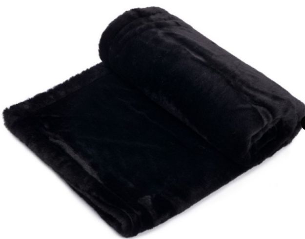 Picture of Pet Comfort Lodix Siyah Kedi ve Köpek Battaniyesi S 70x50cm	
