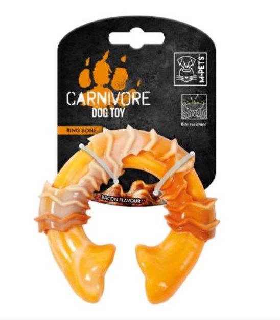 Picture of M-Pets Carnıvore Dog Toy Rıng Bone  Pastırma Aromalı 