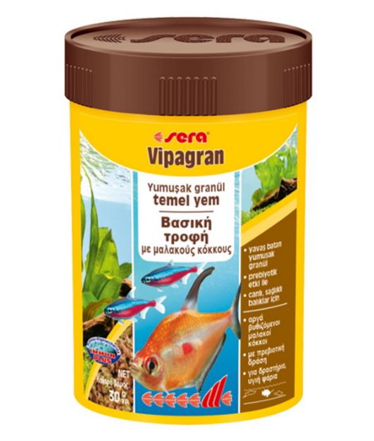 Picture of Sera Vipagran Tropikal Balıklar için Granür Yem 100 ml