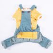Picture of Pawstar 2 Piece Denim Salopet Set -Blue