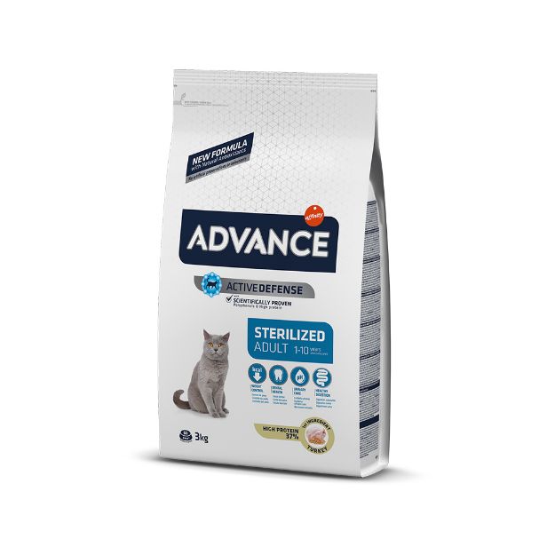 Picture of Advance Sterilized Hindili Kısırlaştırılmış Kedi Maması 3 Kg