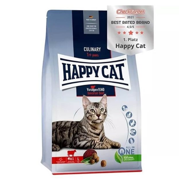Picture of Happy Cat Culinary Voralpen Rind Biftekli Yetişkin Kedi Maması 4 Kg