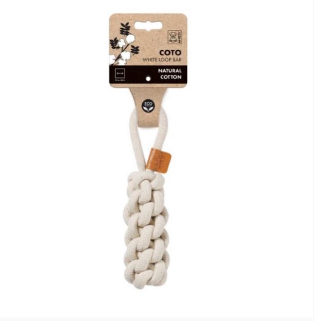 Picture of M-Pets Coto Whıte Loop Bar 22Cm Örgü Oyuncak