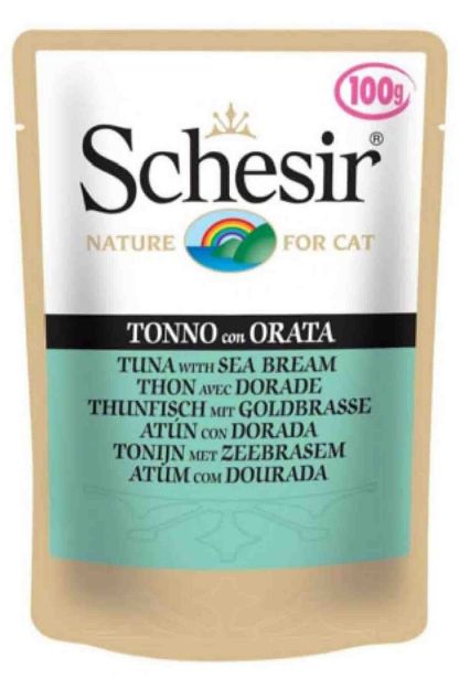 Picture of Schesır Cat 100 Gr. Pouch Tonbalıklı Ve Çipura