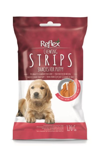 Picture of Reflex Chewing Strips Biftekli Yavru Köpek Ödülü 120 Gr