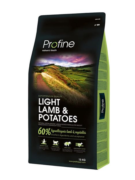 Picture of Profine Light Kuzu Etli ve Patatesli Yetişkin Köpek Maması 15 Kg