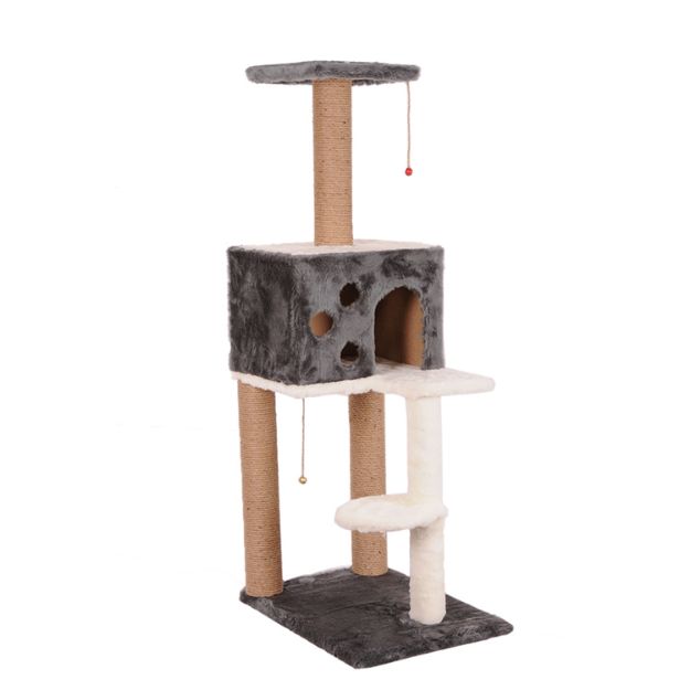 Picture of Cathause Kedi Kare Evli Merdivenli Tırmalama 124 Cm Gri