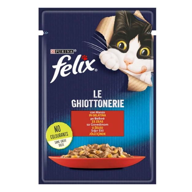 Picture of Felix Sığır Etli Pouch Yaş Kedi Maması 85 gr